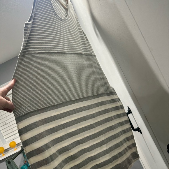 Doe & Rae Gray Striped Dress - Picture 9 of 16